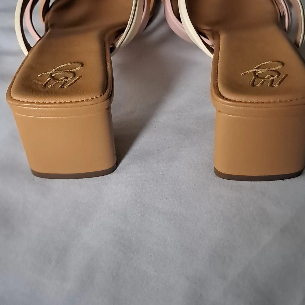 Mansur Gavriel Bombato‎ Colour-block Leather Sandals.  Womans Size 38/US 8.